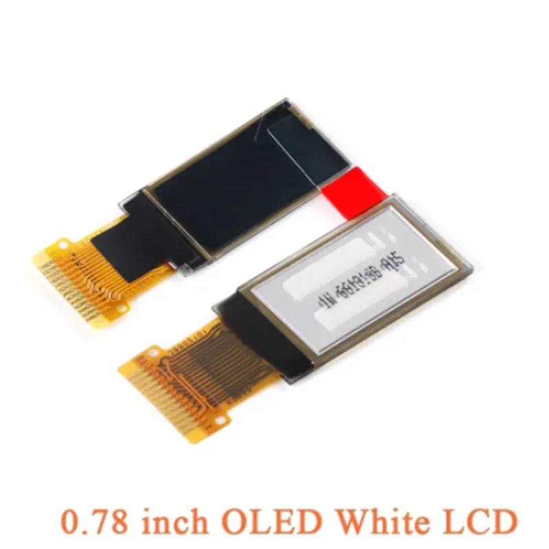1 шт. 0,78-дюймовый OLED-дисплей ЖК-экран SH1107 SPI 0,78 дюйма Белый цвет Разрешение 128*80 128X80