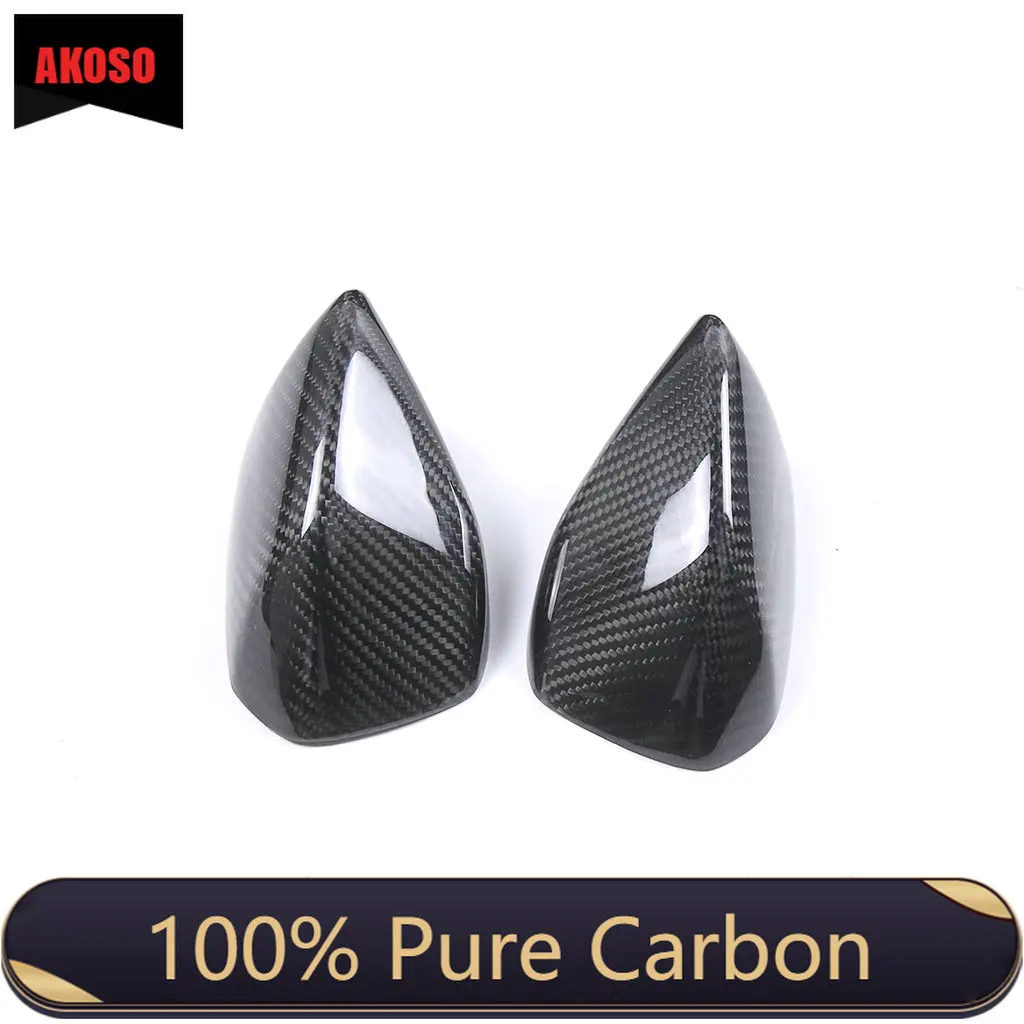 100% 3K Pure Full Dry Carbon Fiber Крышки зеркал заднего вида мотоцикла Обтекатель Обтекатель Комплект для Aprilia RVS4 2021 2022 2023