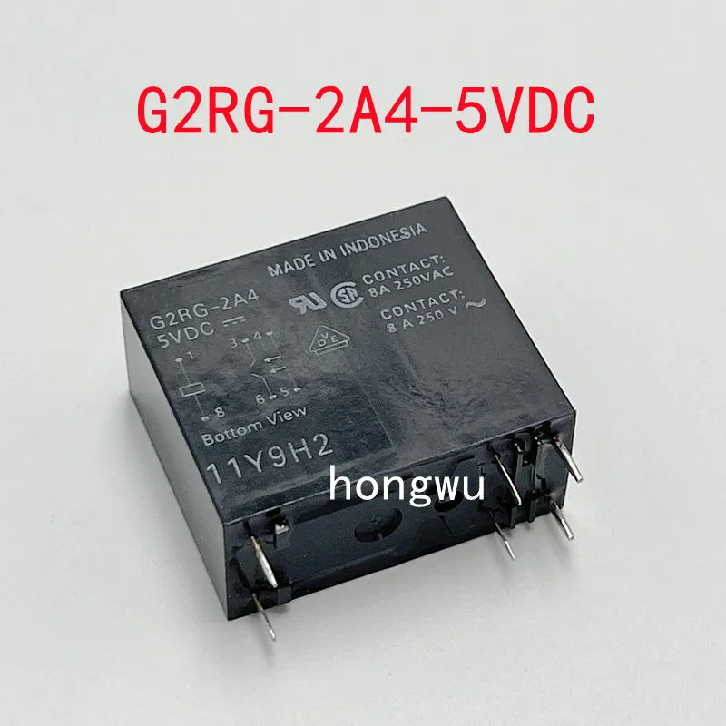 100% оригинальный новый 1шт G2RG-2A4-5VDC реле 8A 6pins