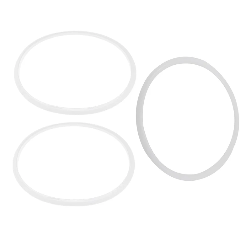 2 шт. Скороварки с резиновой прокладкой и уплотнительным кольцом Внутренний диаметр 28 см, прозрачный белый и внутренний диаметр 1x 26 см