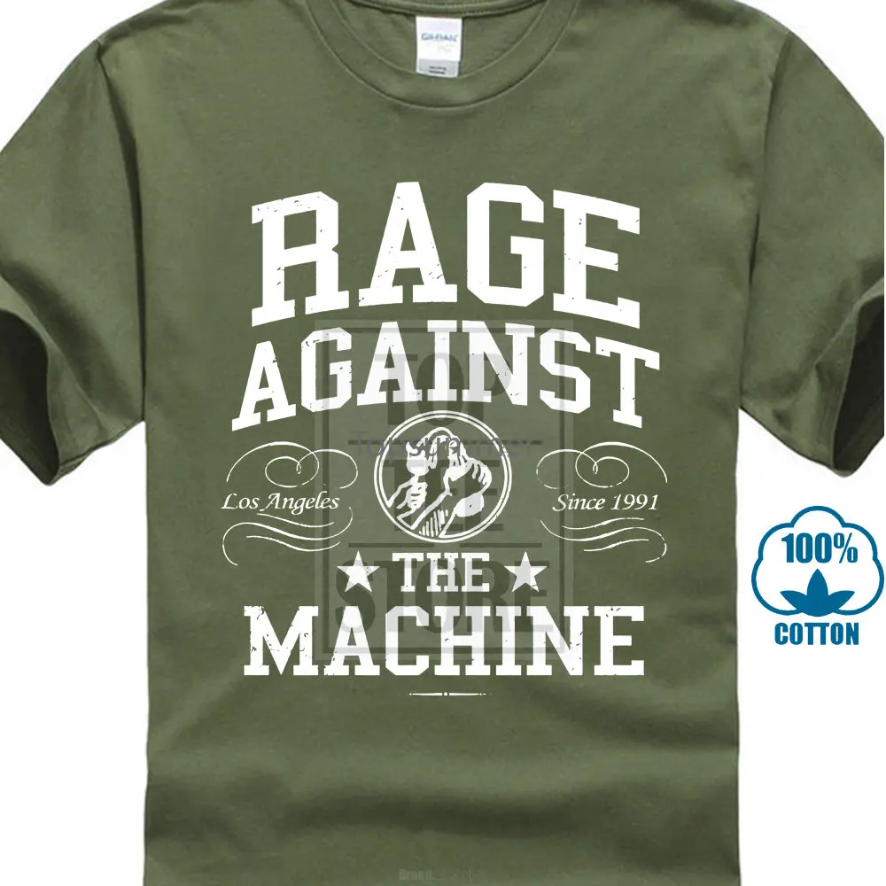 2018 Модная забавная хлопковая футболка с коротким рукавом Rage Against The Machine College Rock Casual Homme Футболка