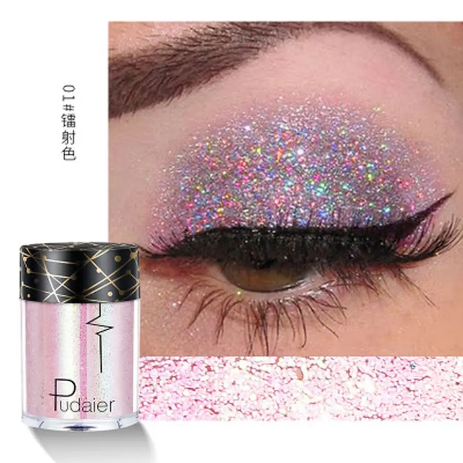 36 Цвета Блестящие тени для век Shine Starry Тени для век Водонепроницаемые тени для век Glitter Powder Lasting EyeShadow Makeup Cosmetics