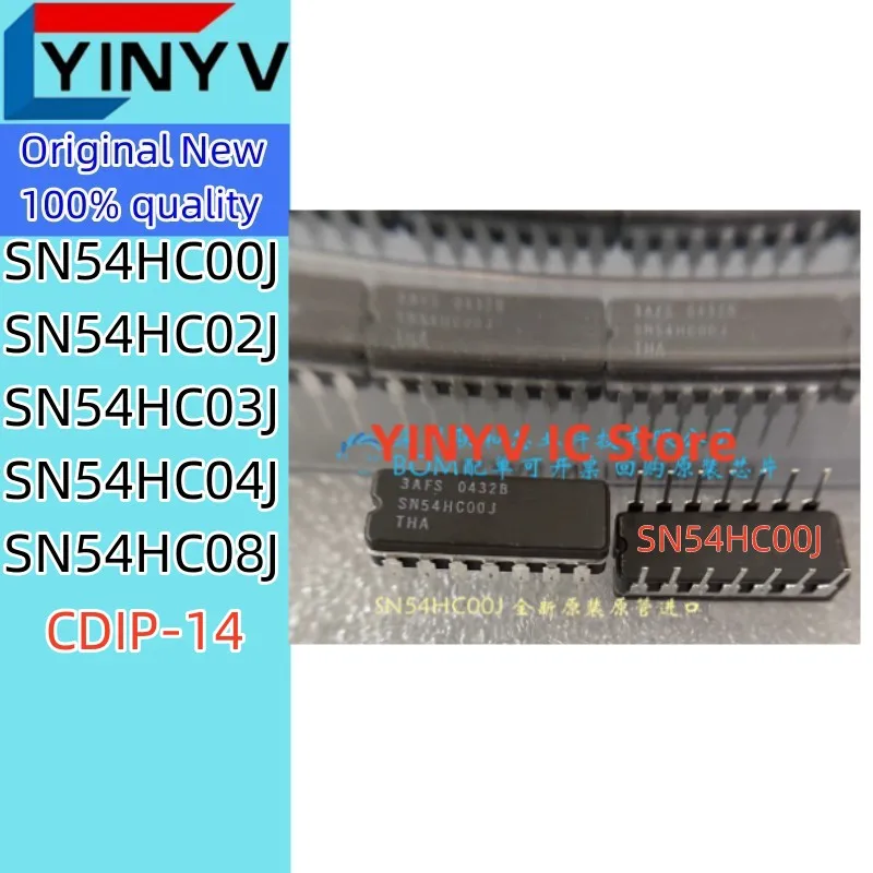 5Шт SN54HC00J SN54HC00 SN54HC02J SN54HC02 SN54HC03J SN54HC03 SN54HC04J SN54HC04 SN54HC08J SN54HC08 CDIP14 Новый 100% качество