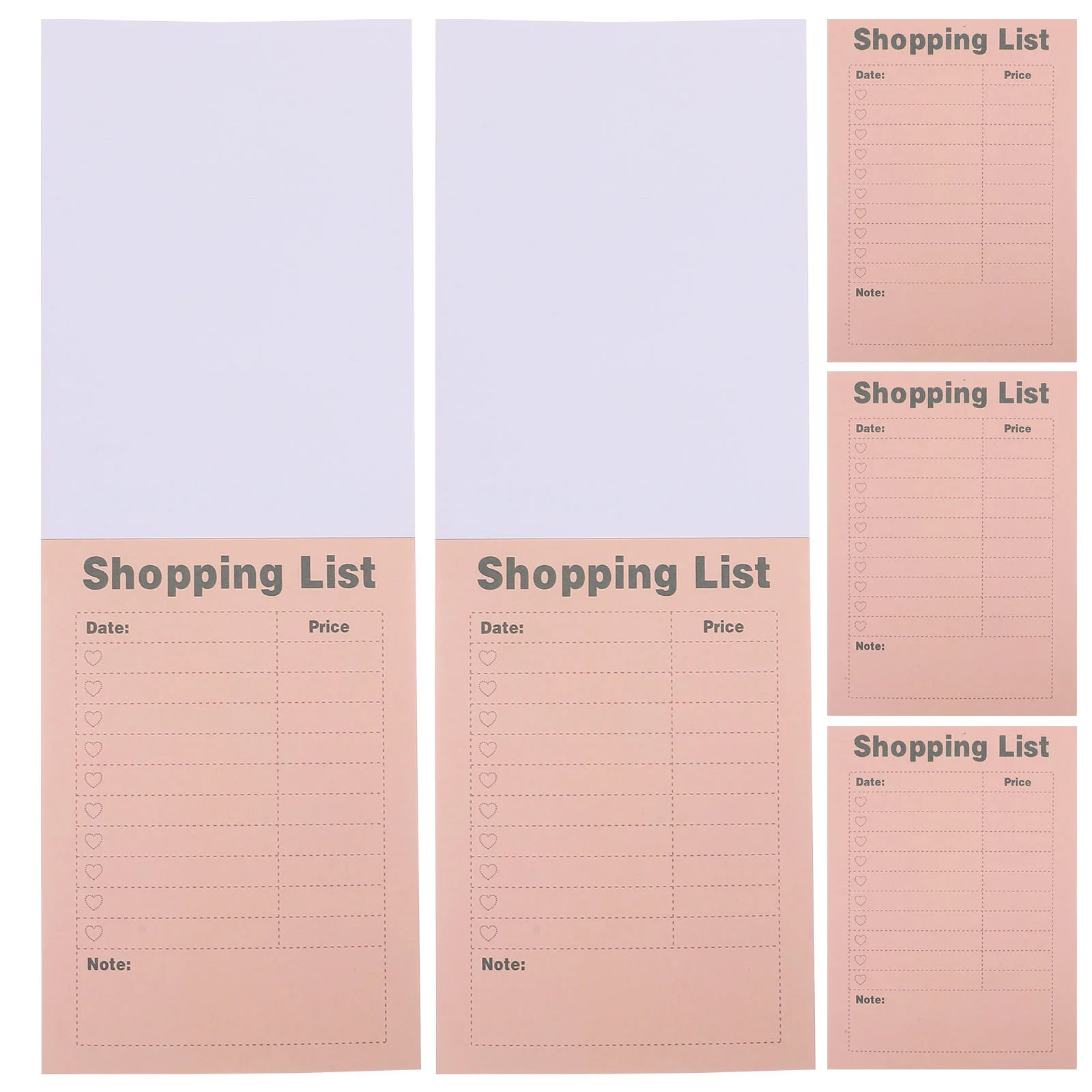 6 Книги списка покупок Блокнот Отрывной список покупок Блокнот Маленький блокнот Блокнот со списком продуктов