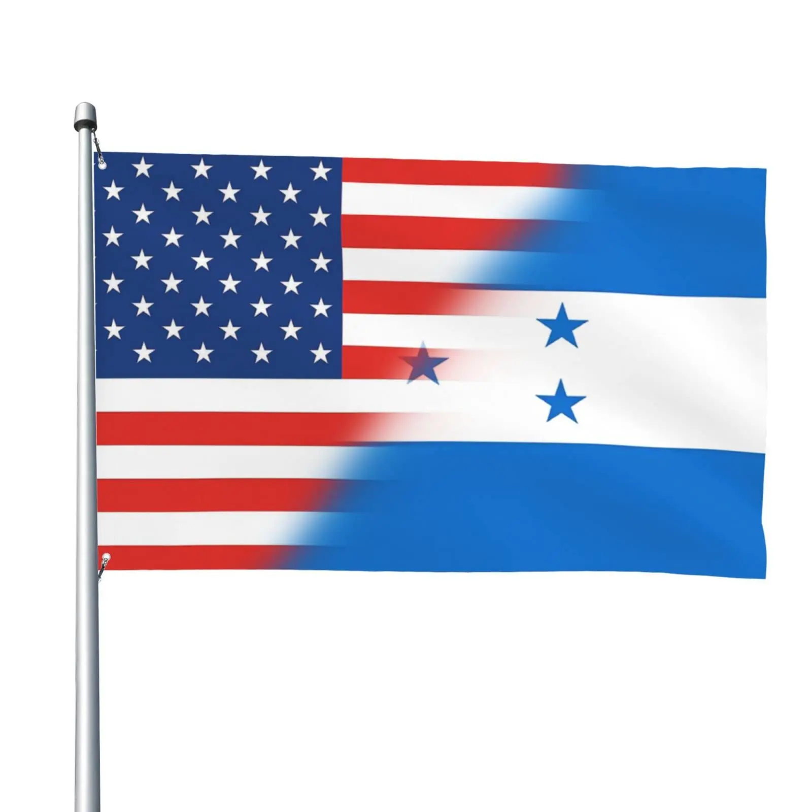 Flagnshow 100% полиэстер Флаг США и Гондураса