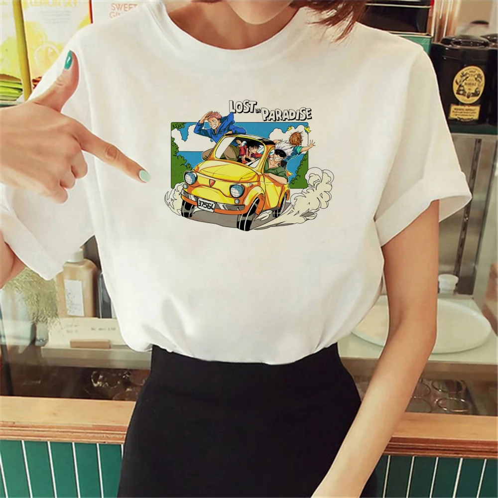 Gojo Satoru футболка женская комическая смешная графическая девушка графический дизайнер harajuku одежда