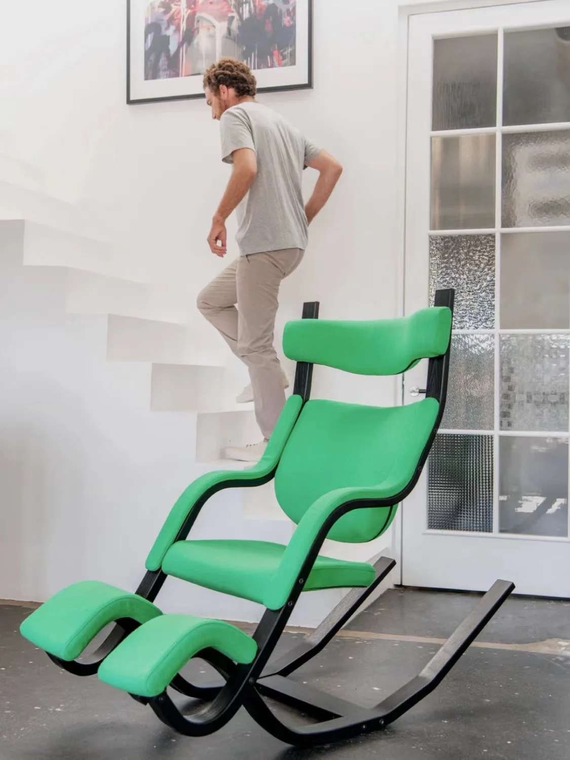  Gravity Balance Recliner Подвеска с нулевой гравитацией Многофункциональный одноместный диван для отдыха На коленях Коррекция осанки