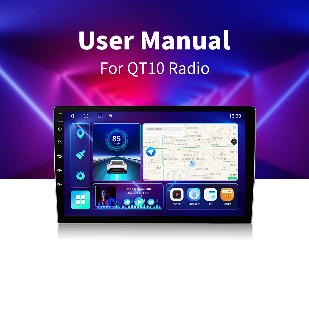 JUSTNAVI Universal QT10 Radio Manual(Дополнительная покупка не требуется)