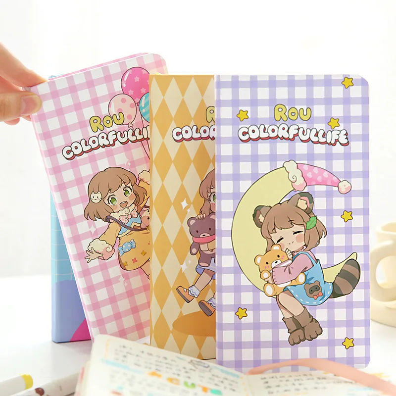 Kawaii Cute Weeks Notebook kpop Малые либреты DIARI PLANNER cuadernos de dibujo Для школьного офиса Письмо Блокнот Канцелярские принадлежности