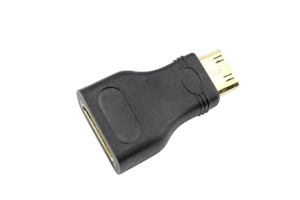 Mini HDMI-совместимый со стандартным HDMI-совместимый адаптер для Raspberry Pi Zero Male to Female Converter для телевизора 1080P