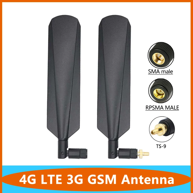  Router Signal Enhance 4G LTE 3G GSM Внешняя антенна Omni WiFi 698 ~ 2700 МГц Внутренняя беспроводная антенна с TS9 SMA RPSMA Штекер