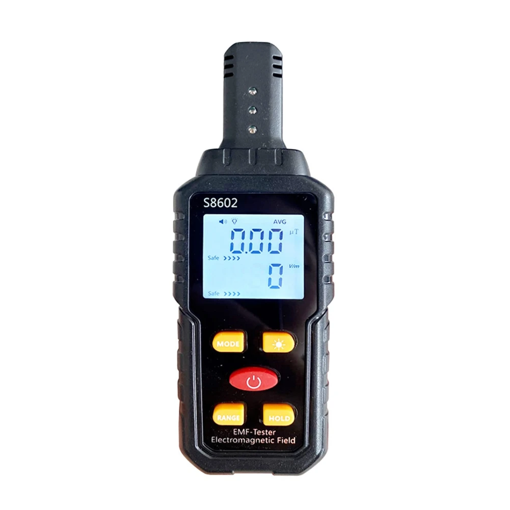 S8602 Дозиметр излучения Оборудование для измерения электромагнитного излучения Тестер измерителя излучения 3 в 1 Счетчик аксессуаров