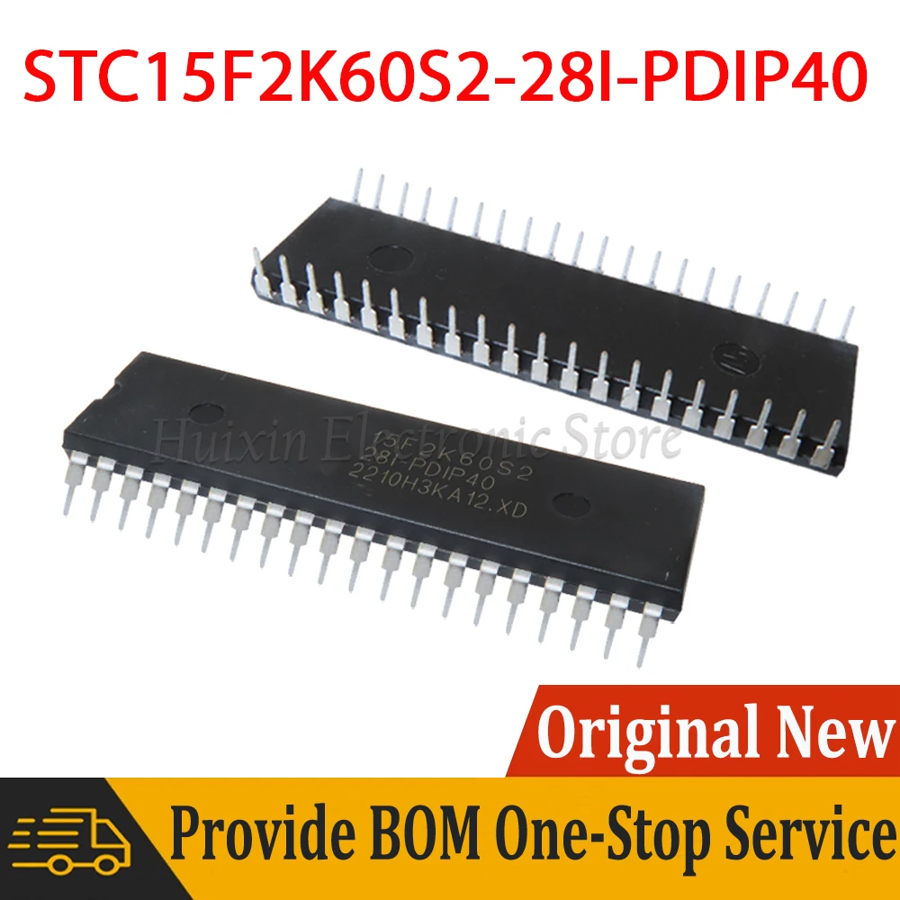 STC15F2K60S2-28I-PDIP40 STC15F2K60S2 STC15F2K60S2-28I 15F2K60S2 PDIP40 DIP-40 1T 8051 Микроконтроллер MCU Микроконтроллер Чип контроллера