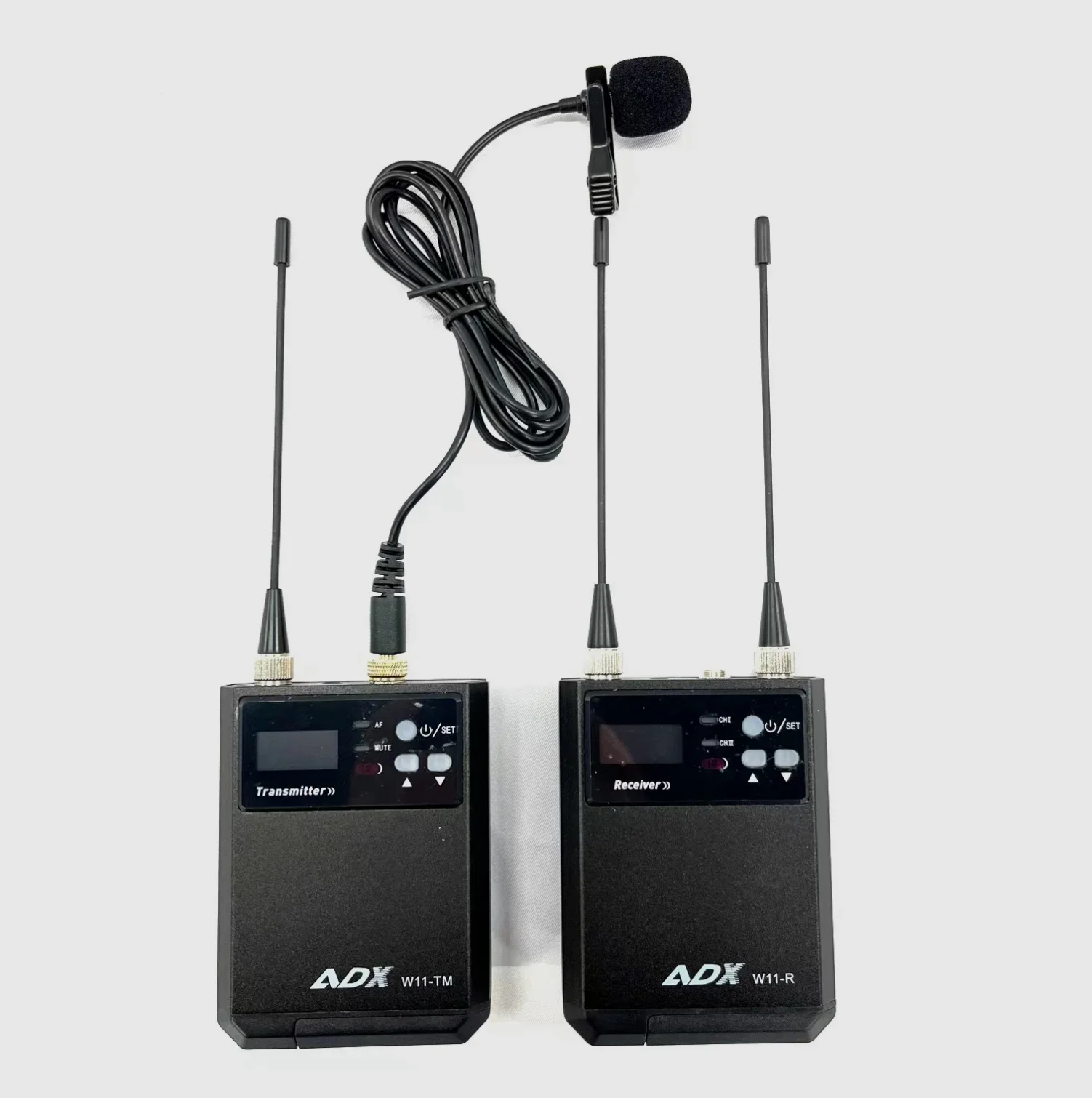 UHF Беспроводная микрофонная система, 1 передатчик и 1 приемник для конференций