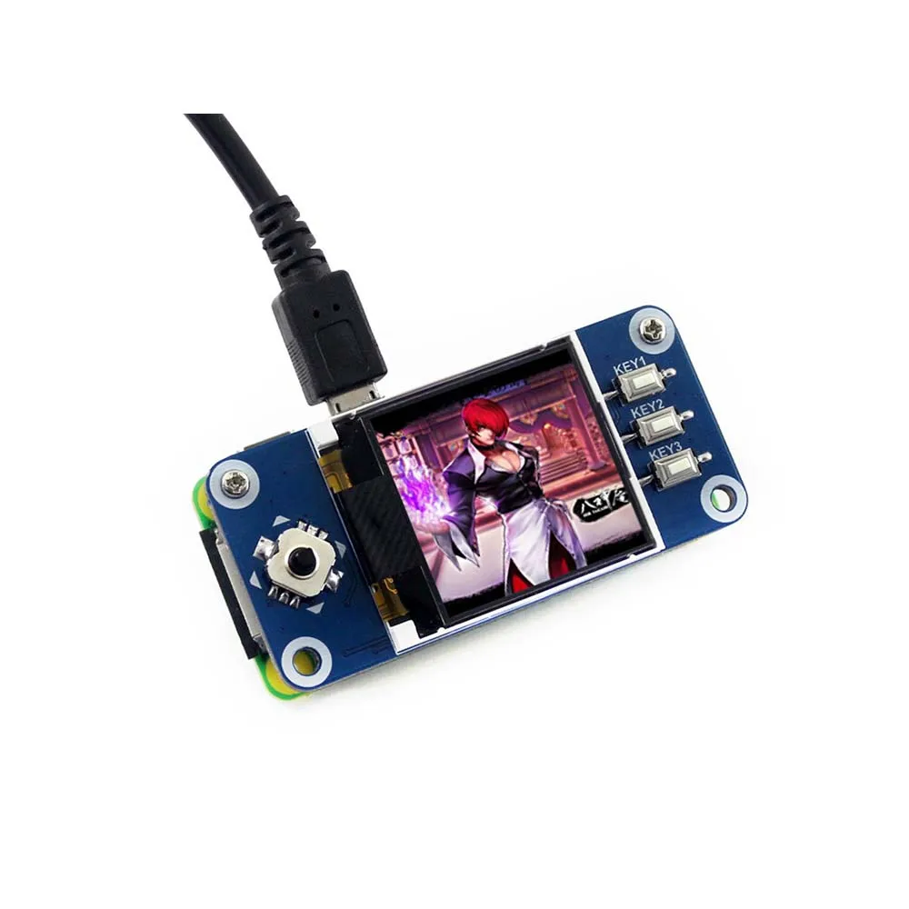 Waveshare 1,44-дюймовый ЖК-дисплей HAT для Raspberry Pi 2B 3B 3B + Zero Zero W, 128x128 пикселей,