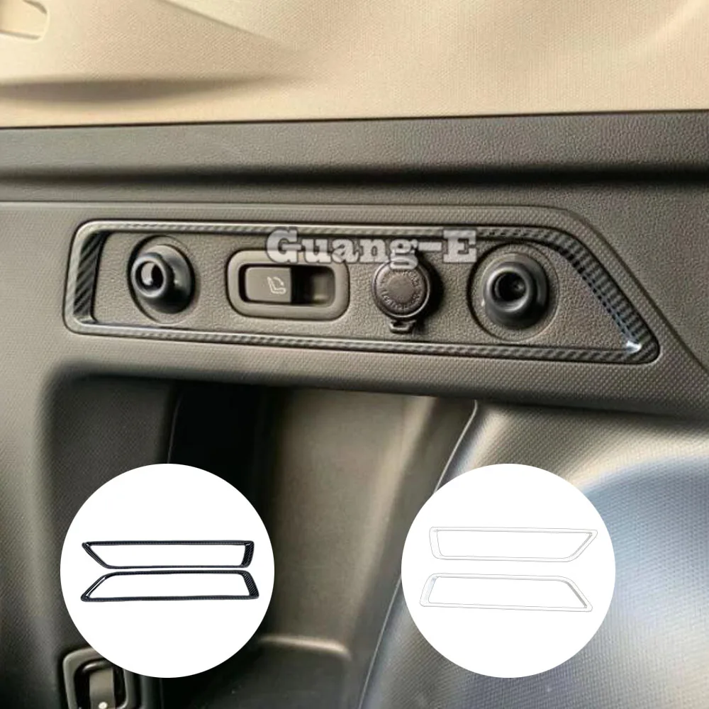  Автомобильная отделка ABS Лампа Задняя коробка Кнопка Рама Чашка Коробка передач Подлокотник Коробка Держатель Панель Стика Панель Для Subaru Forester 2018 2019 2020 2021 2022
