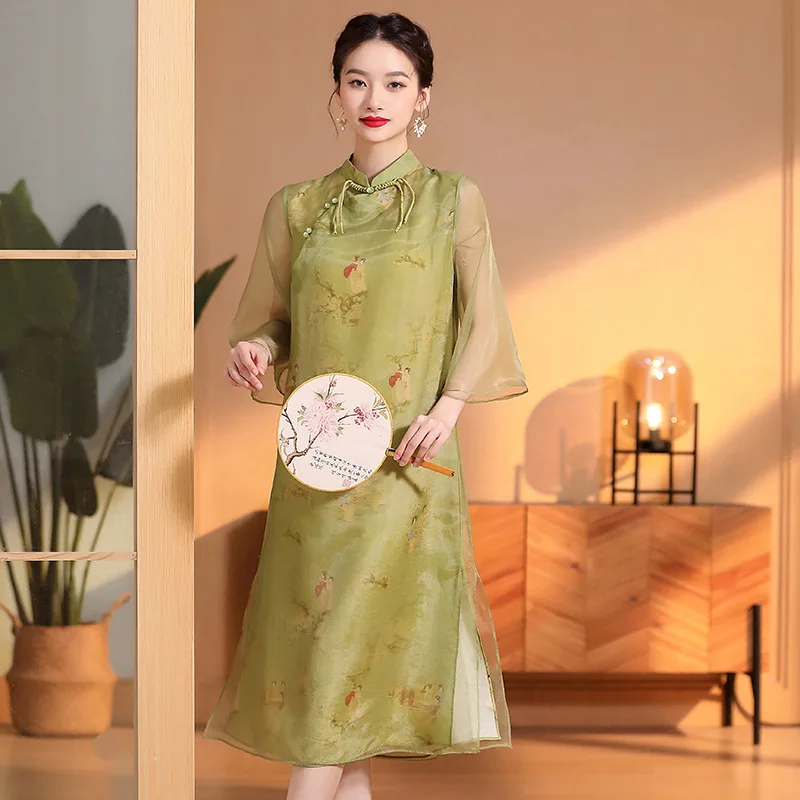 Бутик Высокий Класс Женщины Ханфу Традиционное Платье Вьетнамский Ао Дай