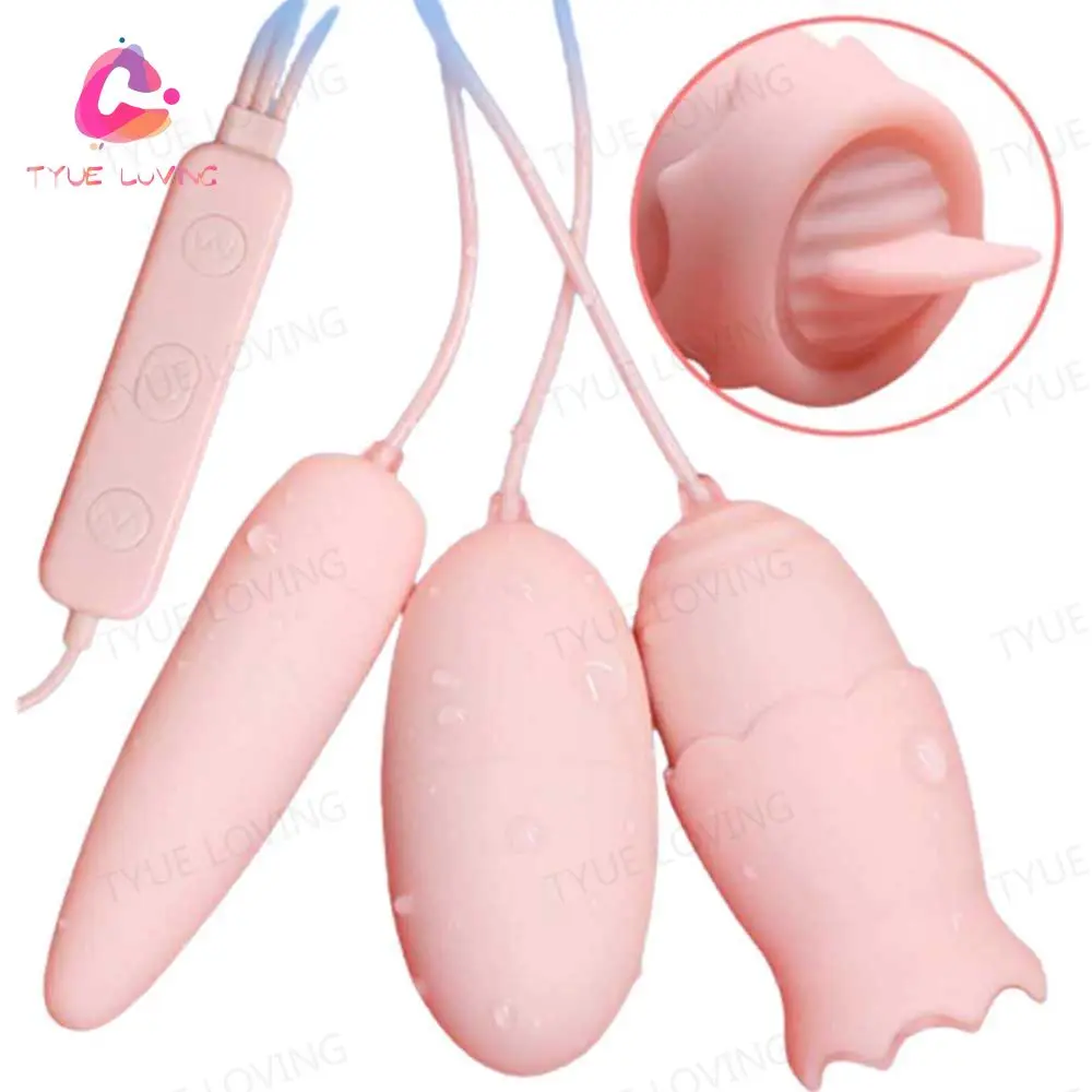 Вибратор для облизывания языка USB Вибрирующий стимулятор клитора для вибрации яиц Многоскоростной массаж вагины точки G Секс-игрушки для женщин Секс-шоп