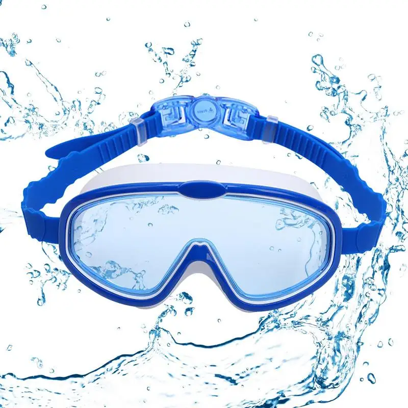 Детские очки для плавания Анти-Запотевающий Анти-УФ Широкий Обзор Трубка Дайвинг Маска Силиконовый Уплотнение Снаряжение для снорклинга Для мальчиков Девочки Бассейн Пляж