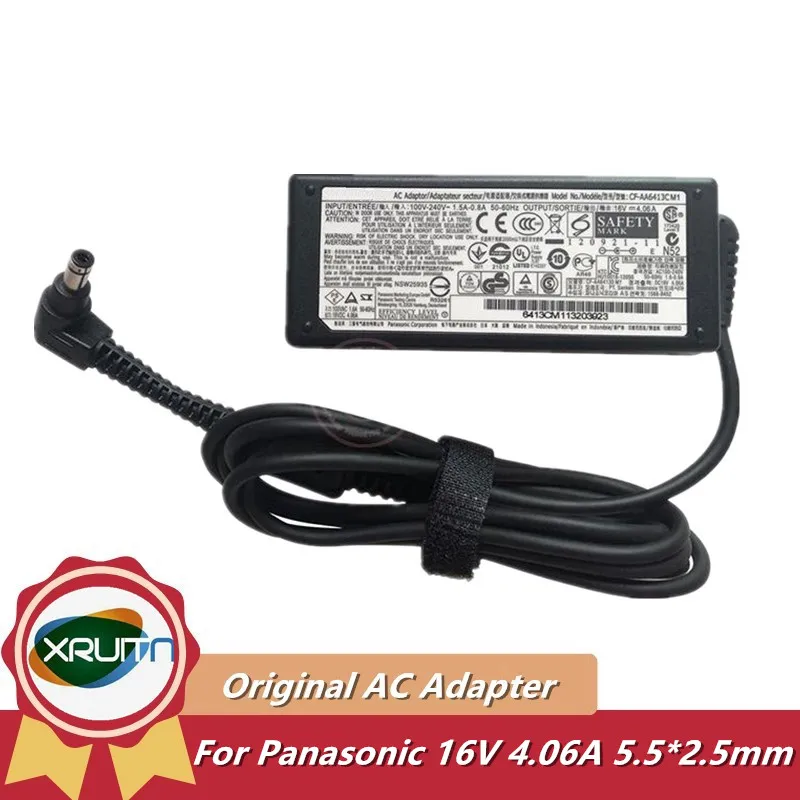 Для адаптера переменного тока Panasonic Адаптер Зарядное устройство CF-SX1 SX2 SX3 CF-AA6402A M1 CF-AA6412C M2CF-AA6413C M3 Toughbook 16 В 4,06 А 65 Вт