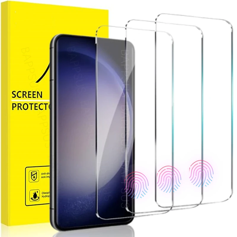 Закаленное стекло для Samsung Galaxy S23 Plus FE S23+ Защитная пленка против царапин Защитная пленка для экрана для Samsung S23 S23Plus S23FE