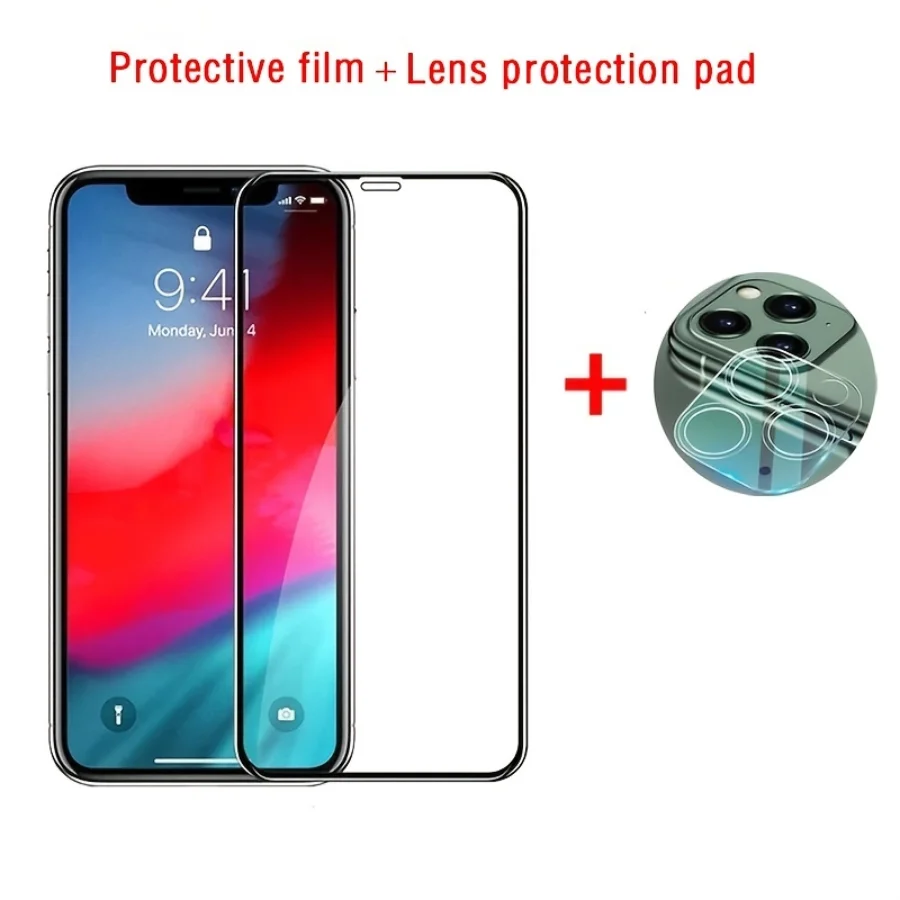 Защитная пленка для экрана телефона из закаленного стекла для Iphone 14 13 12 11 Pro Max Plus