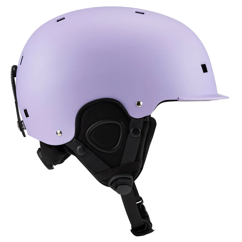 Лыжный шлем с небольшими полями, тепло, комфорт и воздухопроницаемость, защитный шлем для катания на лыжах, сноуборде, спортивной защиты на открытом воздухе