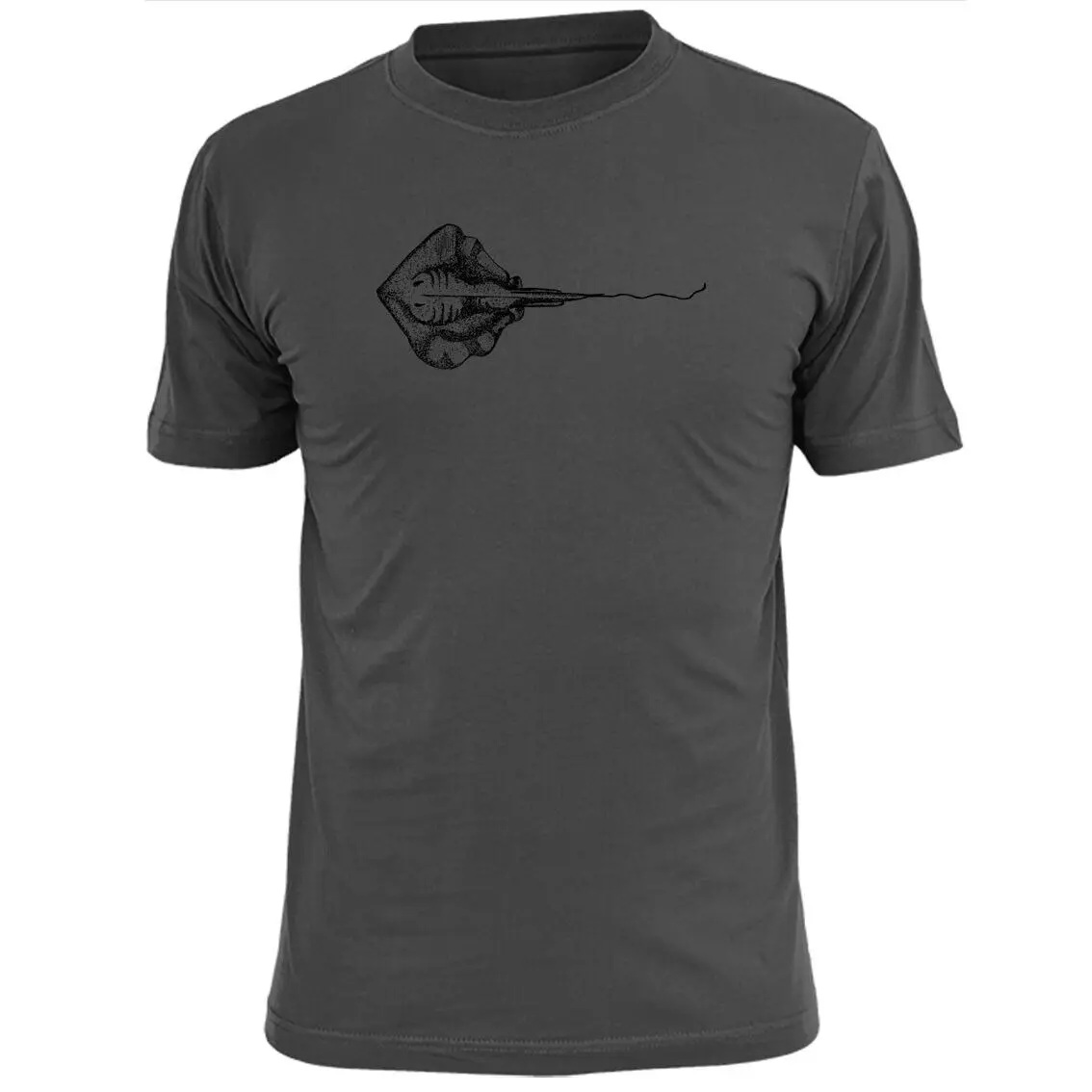 Мужская футболка Stingray Flatfish Sketch