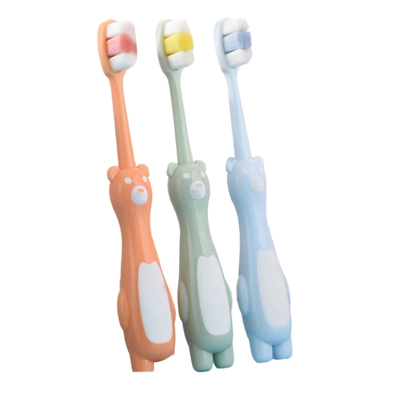 Мультяшная мягкая детская зубная щетка гигиенический уход ручная зубная щетка для малышей зубная щетка для детей детская чистка рта E74C