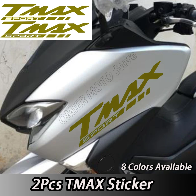 Наклейки на мотоциклетный скутер TMAX Наклейки с передней полосой Обтекатель Водонепроницаемые аксессуары для YAMAHA TMAX 530 500 560 Tech MAX 530SX