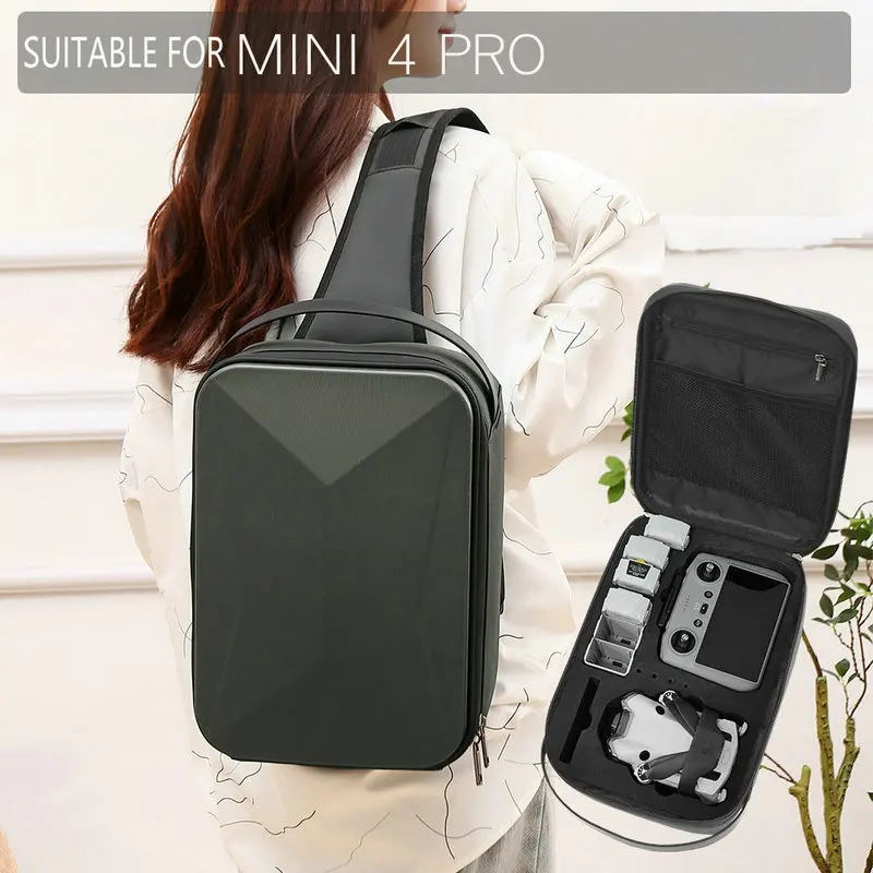 Новая сумка для дрона для DJI MINI4 PRO Рюкзак для хранения Мессенджер Нагрудная сумка Портативная для DJI MINI4 PRO Сумка через плечо M4-010