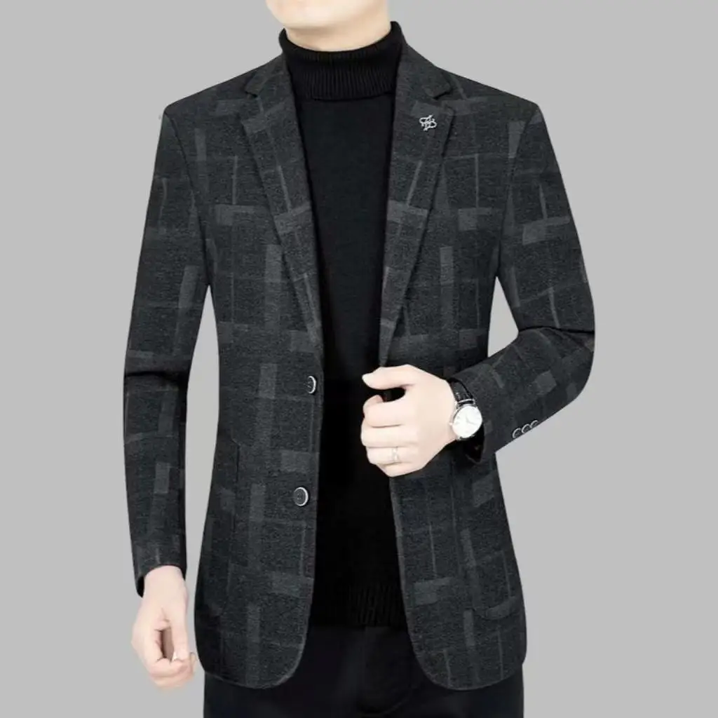 Новый Мужская Мода Бизнес Джентльмен Повседневная Тонкая Элегантная Корейская Версия Всего Свадебного В Британском Стиле Блейзер