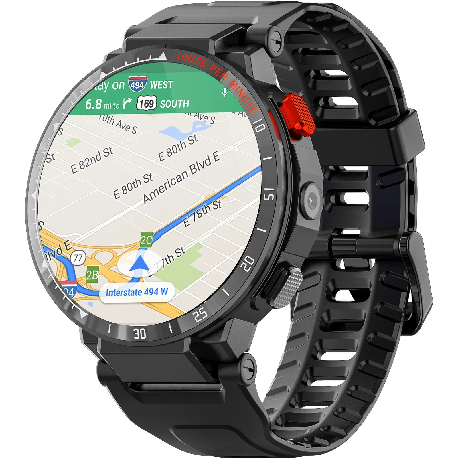 Носимые устройства Часыфабрика Smart Z35 Android 7.1 1 ГБ + 16 ГБ 4G GPS Wifi Мужские умные часы с поддержкой симуляции камерыСмарт-часы