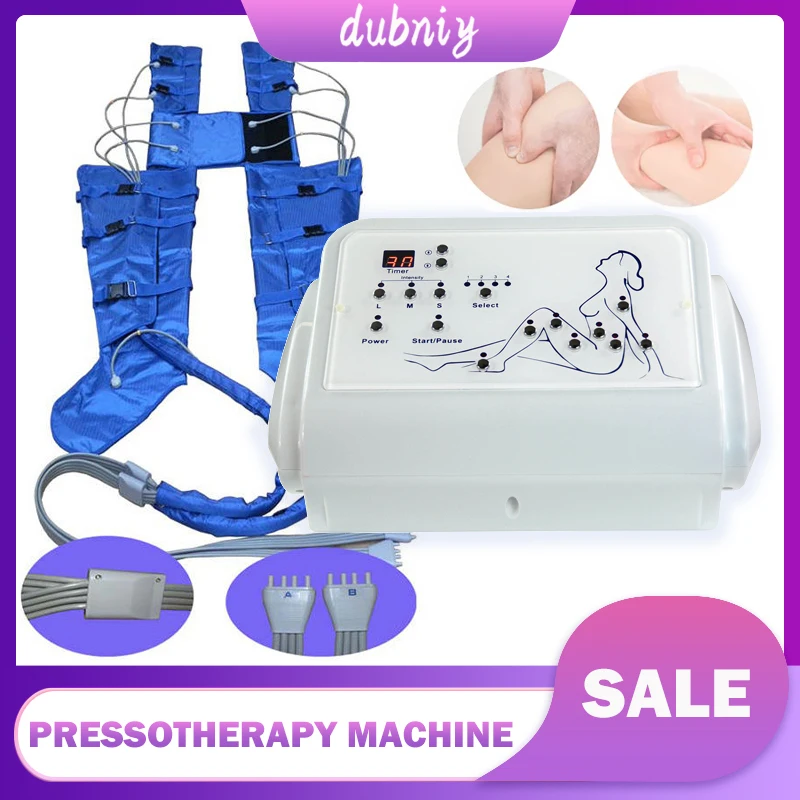 Прессотерапевтический аппарат Давление воздушных волн Лимфодренаж Оборудование для вакуумной терапии Обезболивание с помощью 16 подушек безопасности Прессотерапия