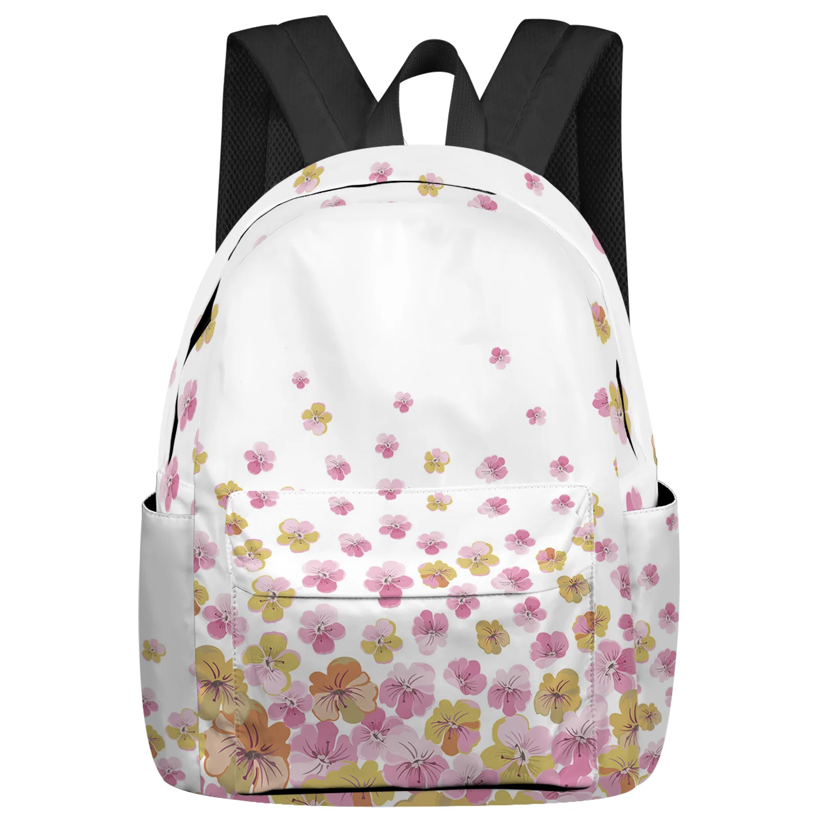  простой цветочный растение фиолетовый градиентный рюкзак школьные сумки для подростков девочек студентов сумка для ноутбука женский повседневный дорожный рюкзак