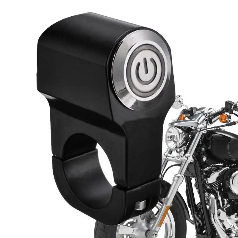  Разъем кнопки переключателя мотоцикла для электронного велосипеда мотоцикла Светодиодная фара Переключатель на руле из алюминиевого сплава