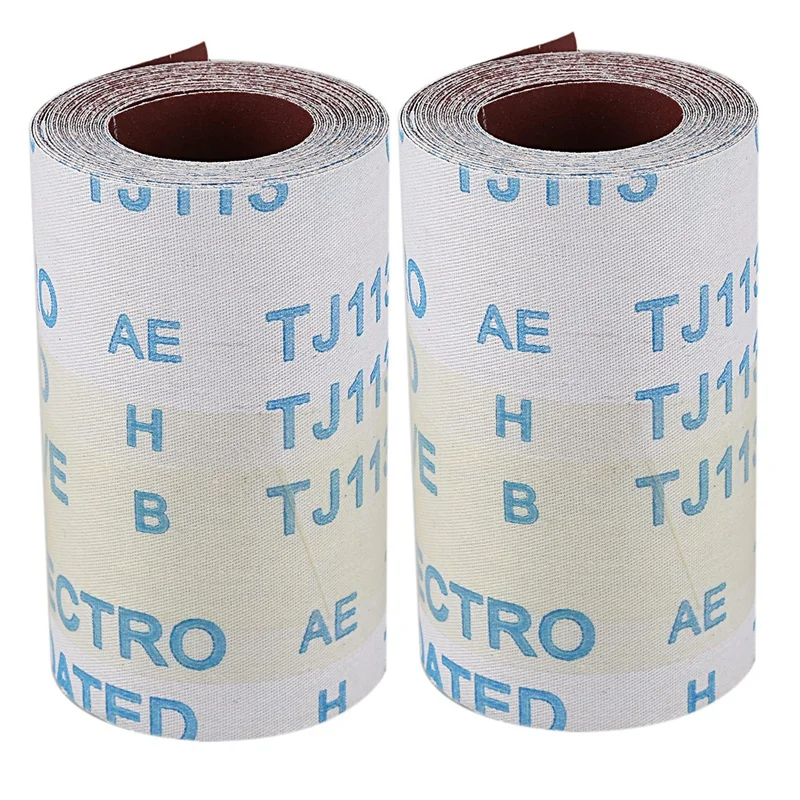 Розничная торговля 2X 5 м длиной 115 мм ширина 600 зернистость абразивная шлифовальная наждачная бумага наждачная бумага