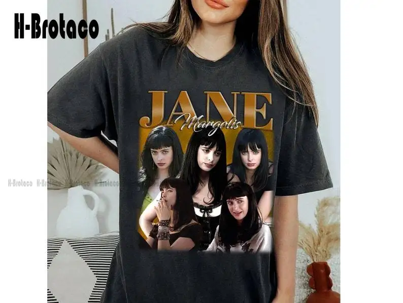 Рубашка унисекс в стиле ретро Джейн Марголис, футболка с рубашкой Krysten Ritter, футболка 