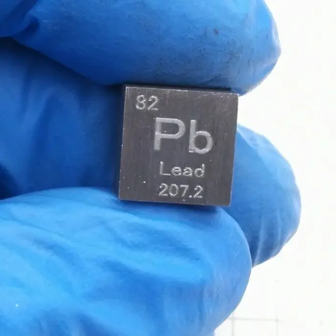 свинец Pb металлический куб плотностью 10 мм 99,99% чистота для сбора элементов