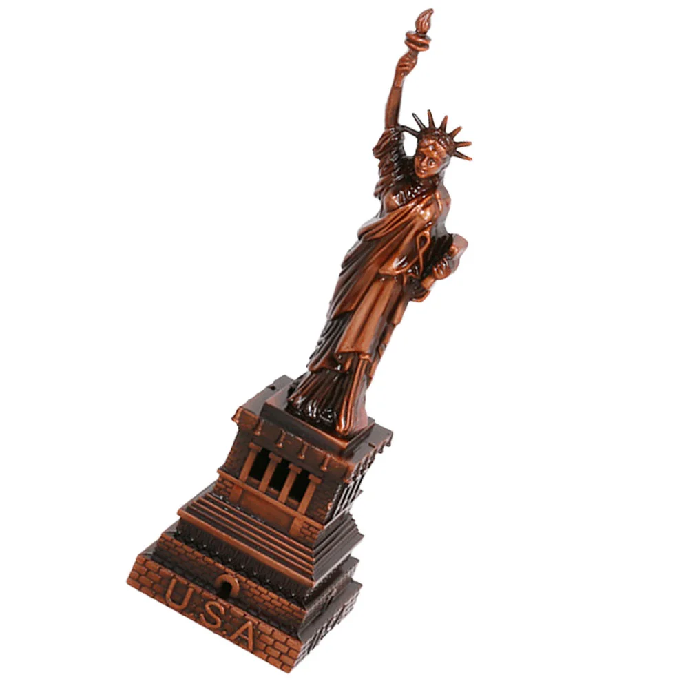 Статуя Свободы Офисный декор Орнамент книжной полки Металлический декор статуи Свободы