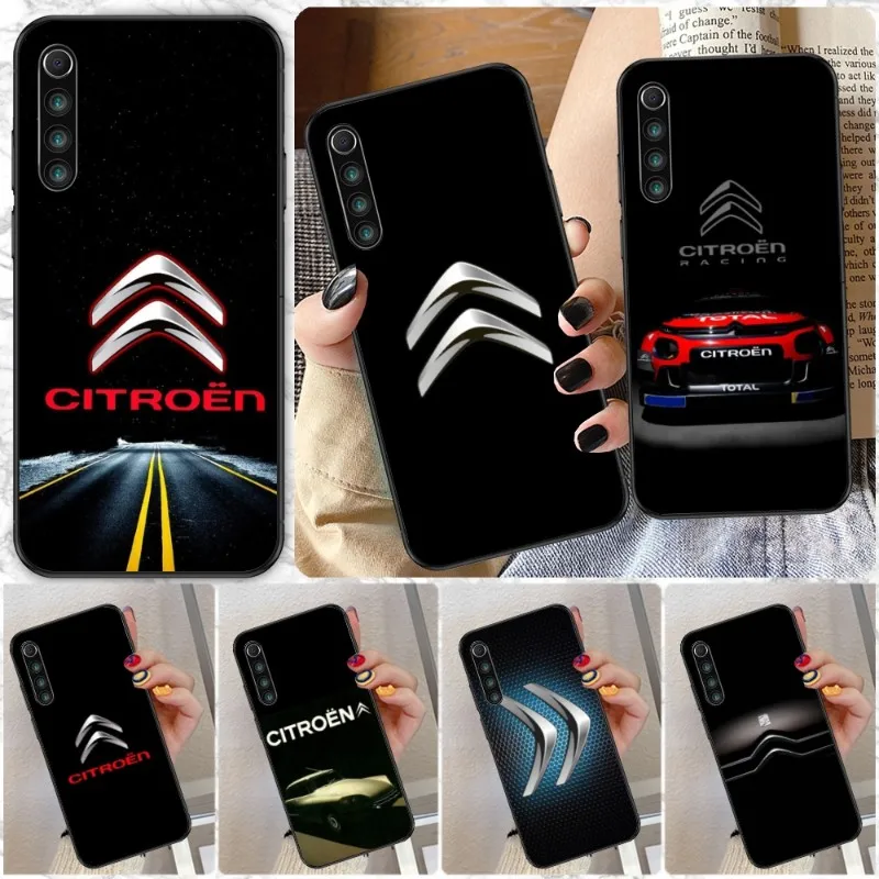 Французский автомобильный чехол для телефона C-CITROEN для Xiaomi Redmi Note 11 10 9T 8 7 Pro 9 9A 9C 8 Черный мягкий чехол для телефона Funda