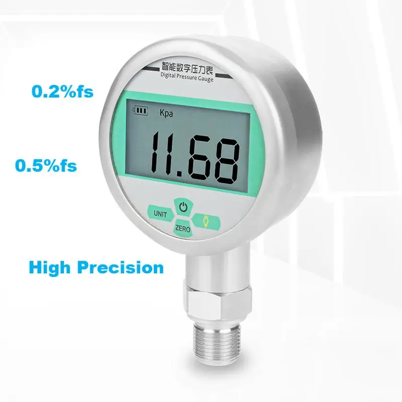 Цифровой гидравлический манометр давления Манометр давления ЖК-дисплей 0,2% 0,5% Высокоточный манометр воды
