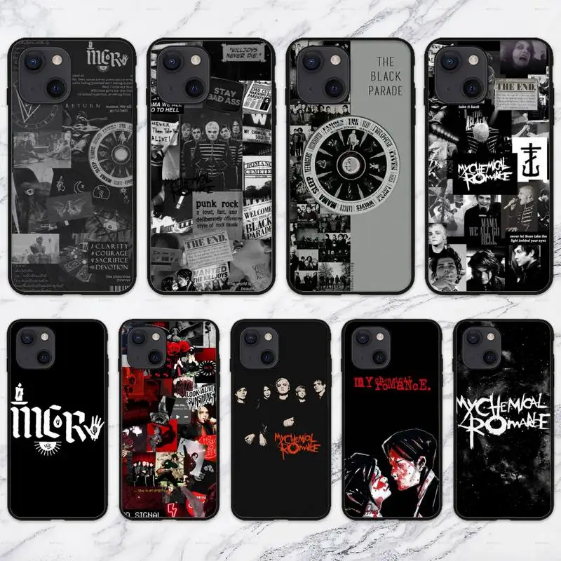 Чехол для телефона My Chemical Romance MCR для iPhone 11 12 Mini 13 Pro XS Max X 8 7 6s Plus 5 SE XR Shell